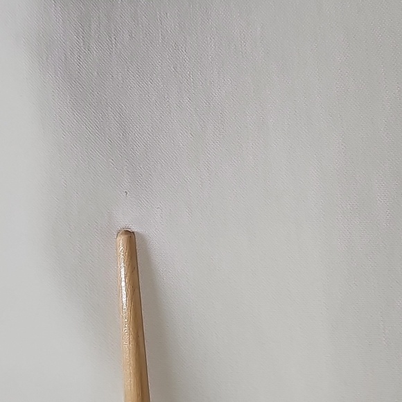 Vtg 80's cream color knit, longsleeve dress. Keyhole neck, pleat front, belted - Picture 13 of 13